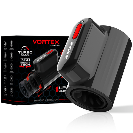 JAMYJOB MASTURBATEUR VORTEX ET ROTATION TECH TURBO MODE