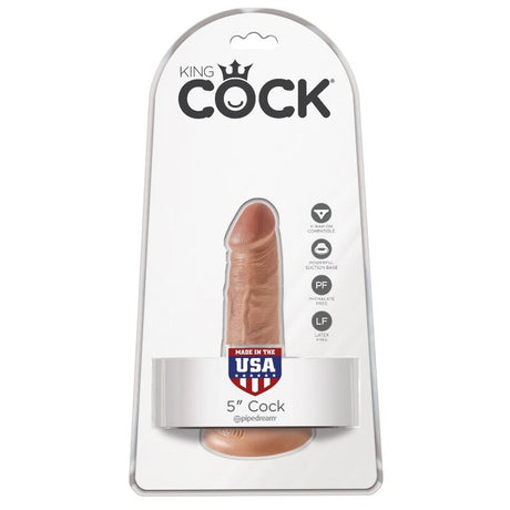 KING COCK PENIS REALISTE 12 CM CARAMEL