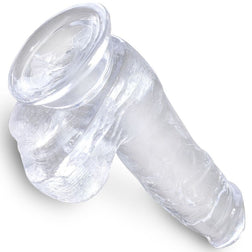 Gode réaliste Clear 13,5 cm ventouse - emballage produit