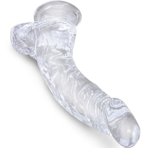 Gode réaliste Clear 16,5 cm - gros plan produit