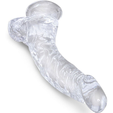Gode réaliste Clear 16,5 cm - gros plan produit