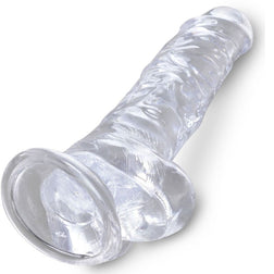 Realistischer Clear-Dildo 16,5 cm mit Saugnapf – Produktverpackung