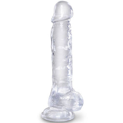 Realistischer Clear-Dildo 16,5 cm mit Saugnapf – Hauptproduktansicht