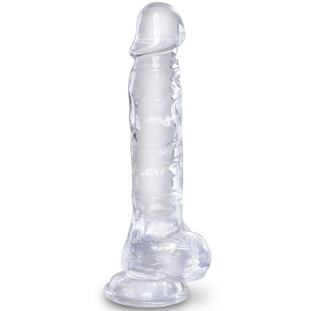 Gode réaliste Clear 16,5 cm ventouse - vue produit principale