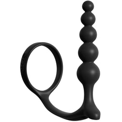 Cockring + chapelet anal silicone — Ass-Gasm