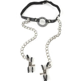 FETISH FANTASY SERIES GAG AVEC PINCES NIPPLE