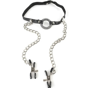 FETISH FANTASY SERIES GAG AVEC PINCES NIPPLE