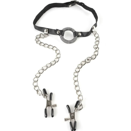 FETISH FANTASY SERIES GAG AVEC PINCES NIPPLE