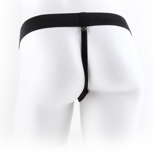 FETISH FANTASY SERIES HARNAIS REGLABLE TELECOMMANDE PENIS REALISTE AVEC TESTICULES 23 CM