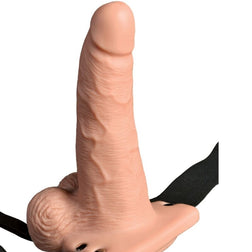 15 cm Vibrating Realistic Hollow Strap-On Dildo — product image 3