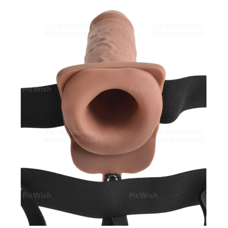 FETISH FANTASY SERIES HARNAIS REGLABLE PENIS REALISTE AVEC BALLES RECHARGEABLES ET VIBRATEUR 178 CM