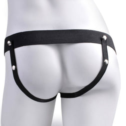 Harnais avec gode creux vibrant 20,3 cm — 17,8 cm insérables