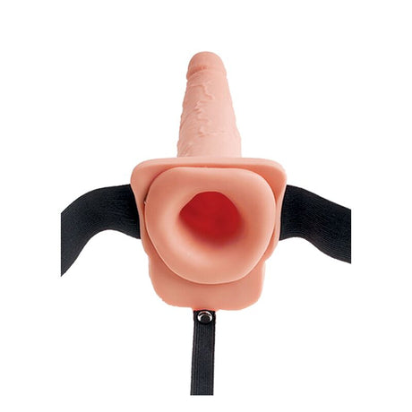 FETISH FANTASY SERIES HARNAIS REGLABLE PENIS REALISTE AVEC BALLES EJACULANTES 19 CM