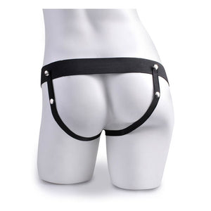 FETISH FANTASY SERIES HARNAIS REGLABLE PENIS REALISTE AVEC BALLES EJACULANTES 19 CM