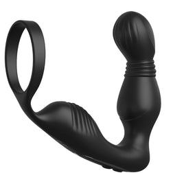 Stimulateur prostate vibrant + cockring intégré rechargeable — Ass-Gasm Pro P-Spot Milker
