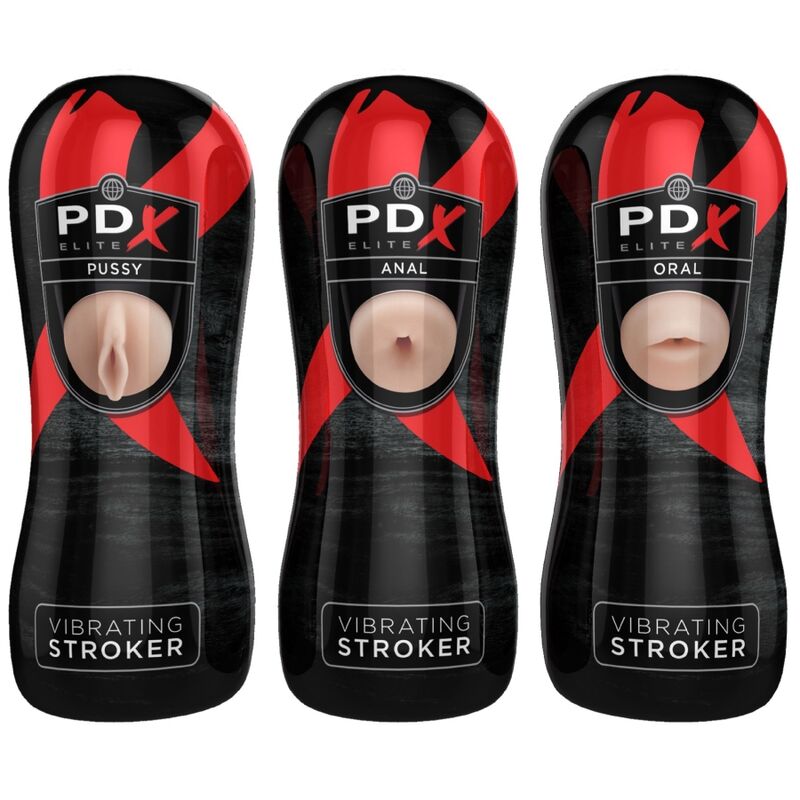 PDX ELITE ENSEMBLE DE COUREURS 12 UNITES 6X VAGIN 3X ANO 3X BOUCHE