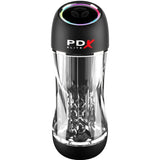 PDX ELITE VIBRATEUR STROKER VIEWTUBE PRO TRANSPARENT