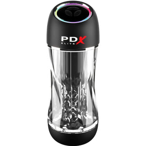 PDX ELITE VIBRATEUR STROKER VIEWTUBE PRO TRANSPARENT