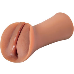 Masturbateur auto-lubrifiant texturé — Slippery Slit teinte foncée