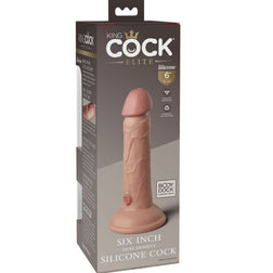 Dual-density silicone realistic dildo 15 cm