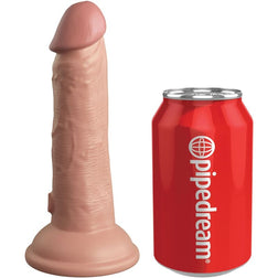 Dual-density silicone realistic dildo 15 cm — image 1
