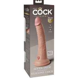 Realistic silicone dual-density dildo 18 cm