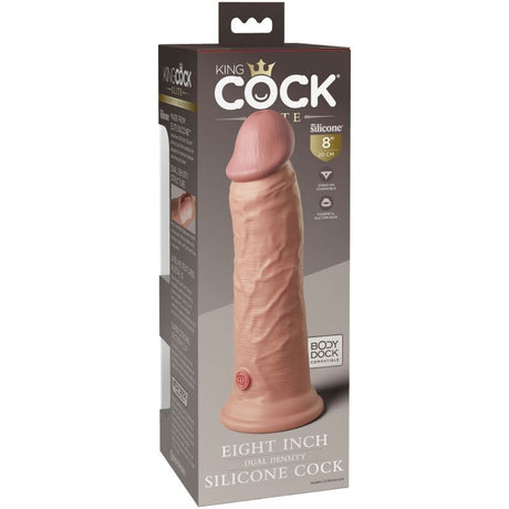 Gode réaliste silicone dual density 20 cm — emballage