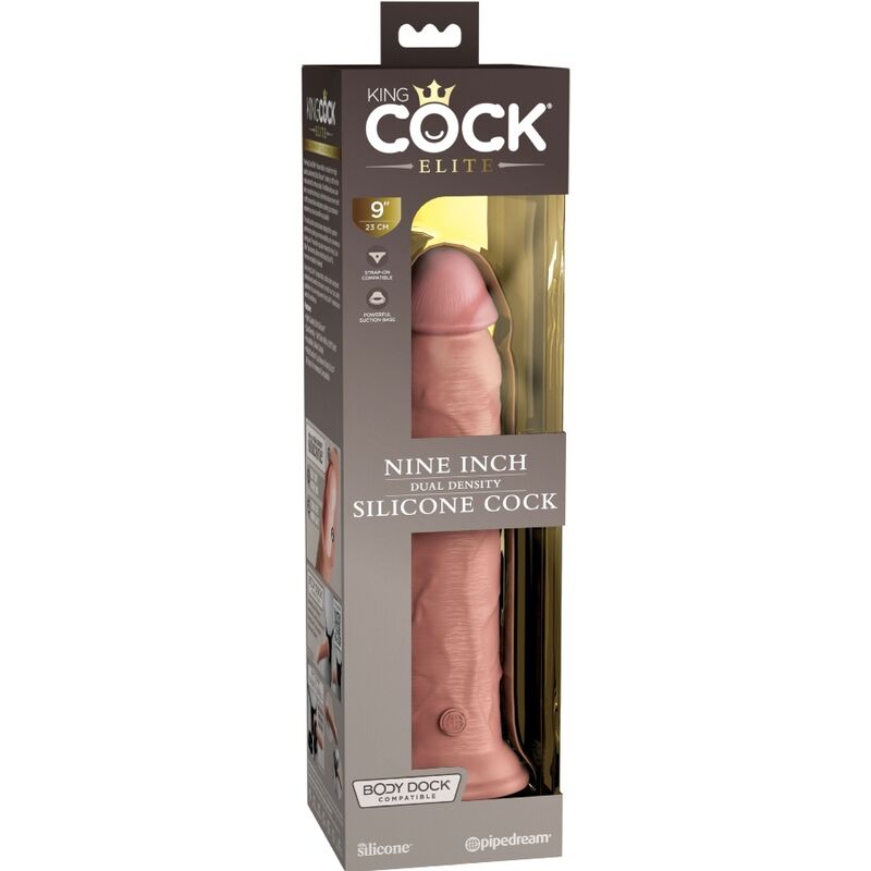 Gode réaliste silicone dual density 23 cm — en situation