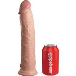 Realistic dual-density silicone dildo 28 cm