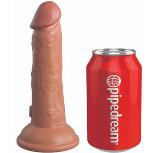 KING COCK ELITE GODE REALISTE VIBRANT SILICONE 152 CM CARAMEL