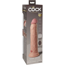 Dual-Density Silicone Vibrating Dildo 23 cm