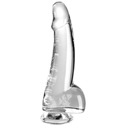 King Cock Clear Thick Dildo 15.2 cm — main view