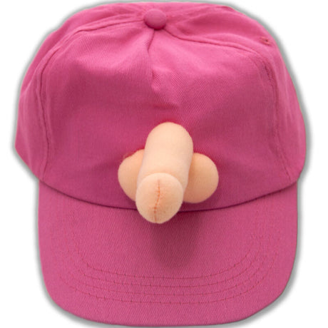 Casquette pénis rose peluche - vue produit principale