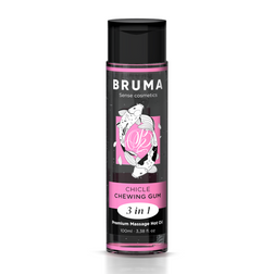 Huile de massage chauffante 3-en-1 bubble gum 100 ml