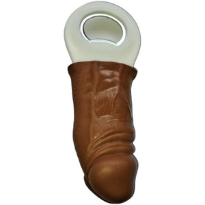 DIABLO PICANTE OUVRE PENIS EN CAOUTCHOUC MARRON