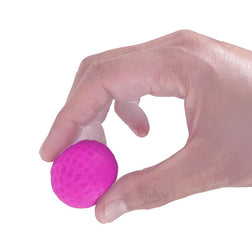 Masturbateur transparent spirale + balle texturée - présentation