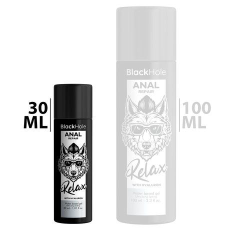 Gel anal réparateur acide hyaluronique — vue de profil