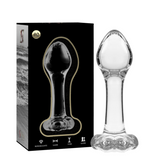 NEBULA SERIES BY IBIZA MODELO 2 PLUG CRISTAL TRANSPARENTE 11 CM O 35 CM