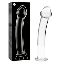 Gode réaliste Gode en verre Ø 3 cm épais 16 cm