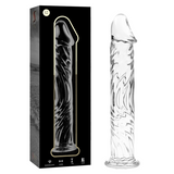 Gode verre réaliste veiné soufflé main 17 cm — Nebula N.12 · Nebula Series By Ibiza · Godes sans vibration