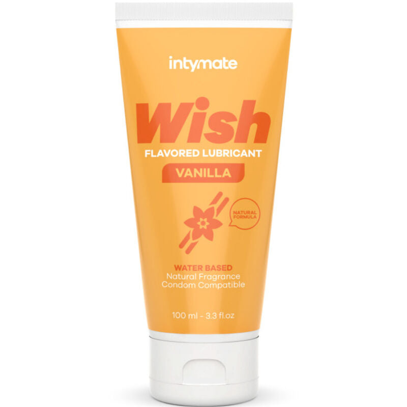 Lubrifiant aromatisé vanille naturelle 100 ml — Wish · Intimateline Intymate · Lubrifiants aromatisés