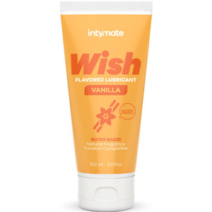 Lubrifiant aromatisé vanille naturelle 100 ml — Wish · Intimateline Intymate · Lubrifiants aromatisés