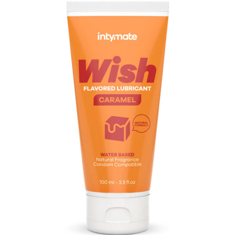 Lubrifiant aromatisé caramel 100 ml — Wish · Intimateline Intymate · Lubrifiants aromatisés