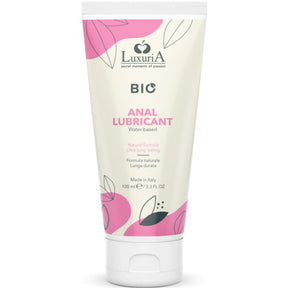 Lubrifiant anal bio base eau longue durée 100 ml — Luxuria Bio · Intimateline Luxuria · Lubs & Sprays Relaxants Anal