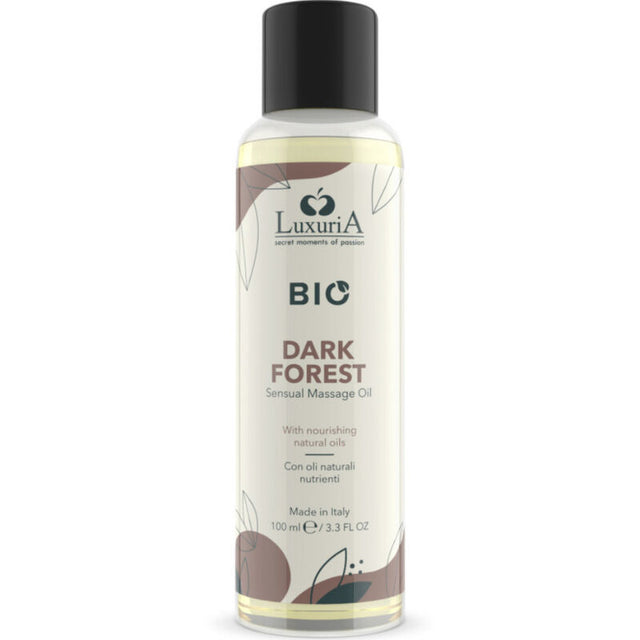 Huile de massage bio aux notes boisées 100 ml — Dark Forest · Intimateline Luxuria · Huiles neutres