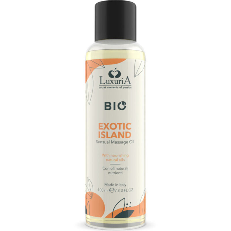Huile de massage bio îles exotiques 100 ml · Intimateline Luxuria · Huiles aromatisées