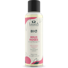 Huile de massage bio roses sauvages 100 ml · Intimateline Luxuria · Huiles aromatisées
