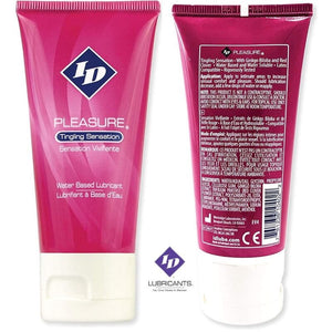 ID PLEASURE LUBRIFIANT BASE DEAU TINGING SENSATION TRAVEL TUBE 60 ML