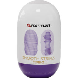 Packaging de l'oeuf masturbateur Cupid-X Smooth Stripes