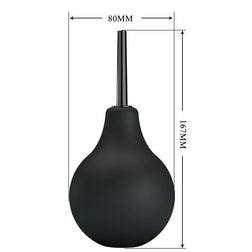 Mr Play anal douche bulb, black